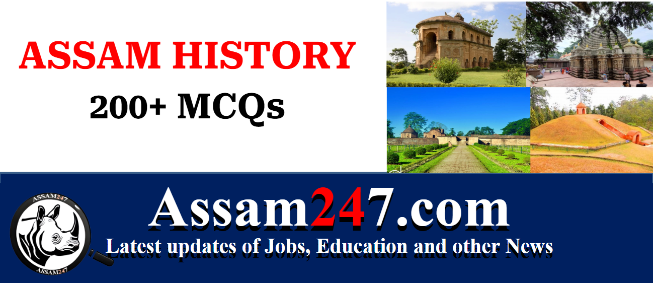 Assam History MCQ