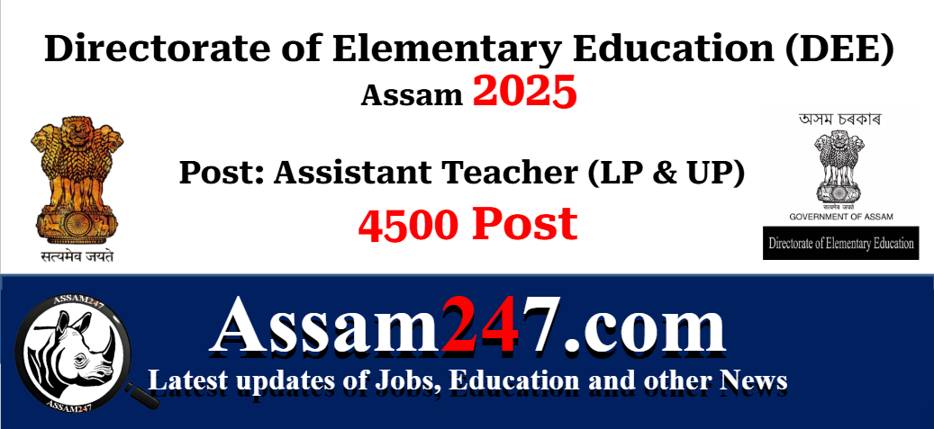 DEE LP UP Teacher Recruitment 2025 – Apply Online for 4500 Posts