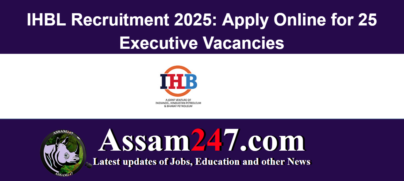 IHBL Recruitment 2025: Apply Online for 25 Executive Vacancies